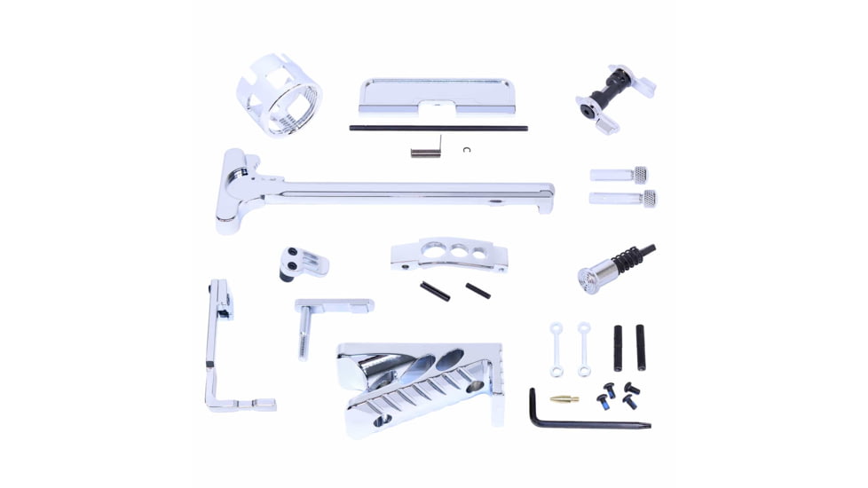 Guntec USA AR-15 Finishing Kit, Chrome, AR-FINISHING-KIT-C