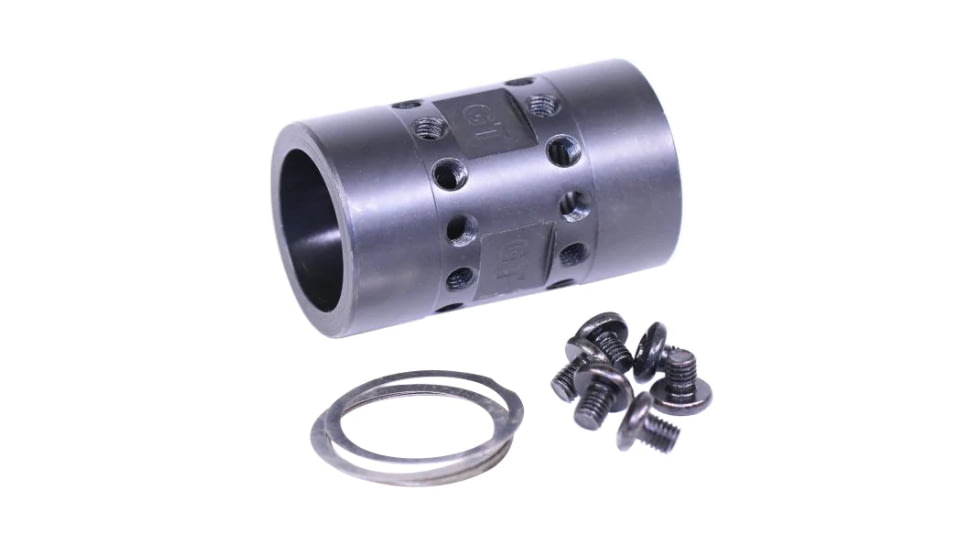 GUNTEC USA AR-15 Free Floating Handguard Barrel Nut For Ultralight JK Series, Black Oxide JK-NUT-S