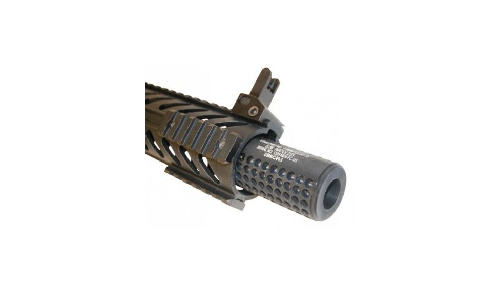 GUNTEC USA AR-15 Gen 2 Micro Reverse Thread Slip Over Socom Style Fake Suppressor,.223cal,Black SOCOM-MINI