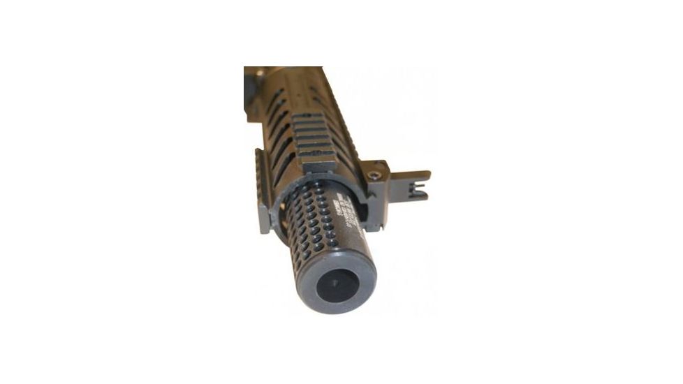 GUNTEC USA AR-15 Gen 2 Micro Reverse Thread Slip Over Socom Style Fake Suppressor,.223cal,Black SOCOM-MINI