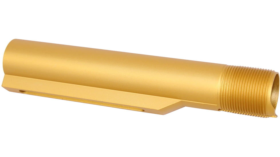 Guntec USA AR-15 Gen 2 Mil-Spec Buffer Tube, Anodized Gold, MILTUBE-G2-GOLD