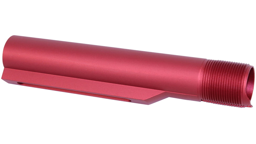 Guntec USA AR-15 Gen 2 Mil-Spec Buffer Tube, Anodized Red, MILTUBE-G2-RED