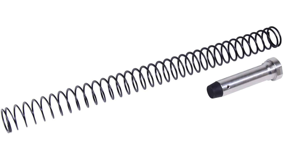 Guntec USA AR-15 Heavy 4.4oz Buffer and Coated Flat Buffer Spring, H-2-SS-BUF+FLATSPR
