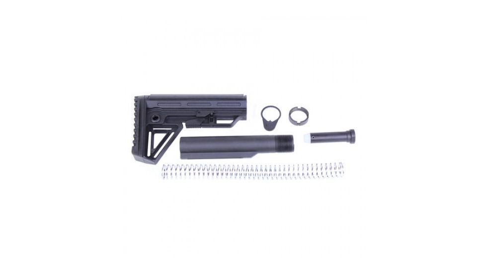 GUNTEC USA Ar 15 M.L.S Stock Minimalistic Lightweight Stock, Black MLS