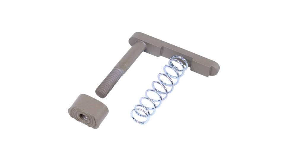 Guntec USA AR-15 Mag Catch Assembly w/Extended Mag Button, Cerakote Flat Dark Earth, GT-MC-ASSEMBLY-FDE