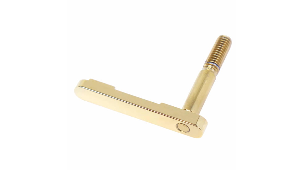 Guntec USA AR-15 Mag Catch Lever, Gold Plated, GT-MC-LEVER-GLD