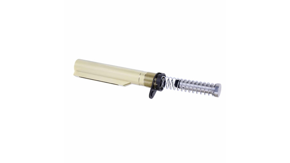 Guntec USA AR-15 Mil-Spec Buffer Tube Set, Gold Plated, MILTUBESET-GLD