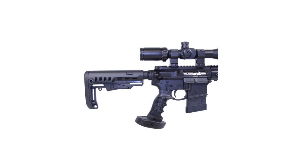 Guntec USA AR-15 Multi Caliber Collapsible Stock, Black, MCS