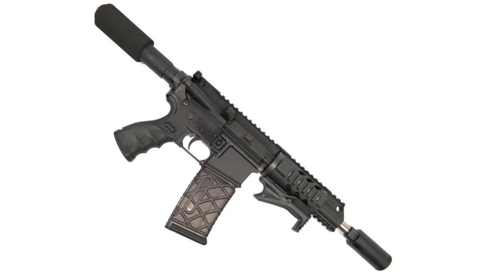 Guntec USA AR-15 Pistol Buffer Tube Kit, Black ARPISTUBE