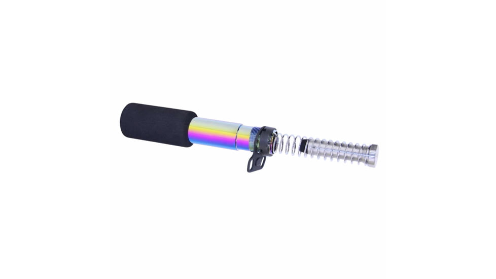 Guntec USA AR-15 Pistol Buffer Tube Kit, Rainbow Pvd, ARPISTUBE-RPVD