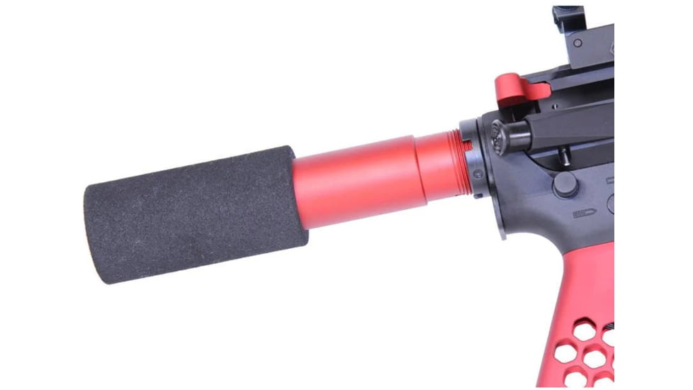 Guntec USA AR-15 Pistol Buffer Tube Kit, Red, ARPISTUBE-RED