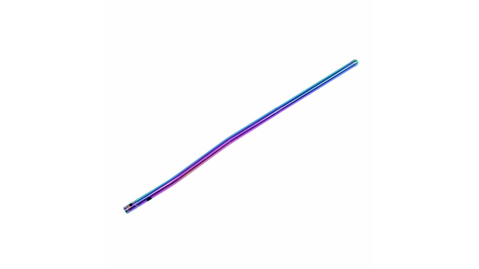 Guntec USA AR-15 Pistol Length Gas Tube, Matte Rainbow Pvd Coated, P-TUBE-RPVD
