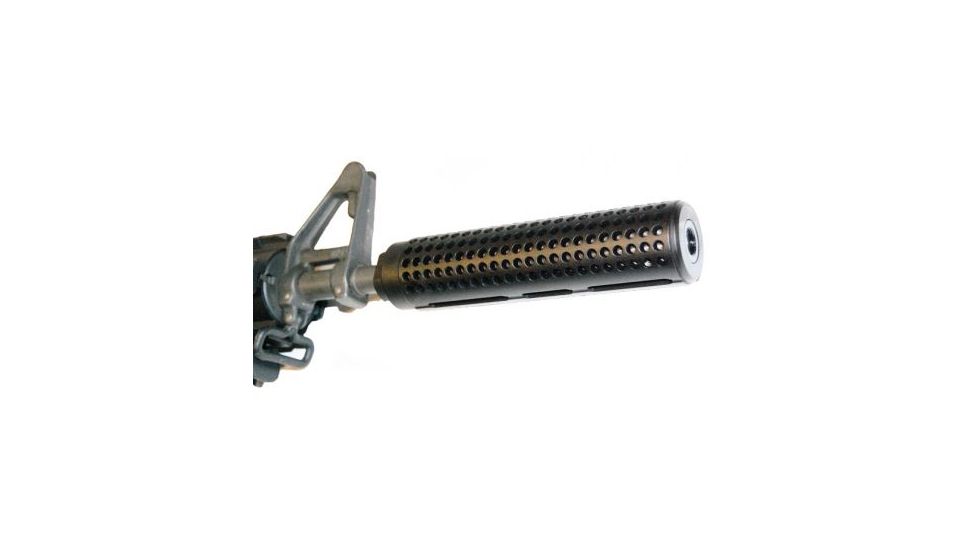 GUNTEC USA AR-15 Reverse Thread Slip Over Socom Style Fake Suppressor,.223cal,Laser Engraved w/Military Style Marking SOCOM