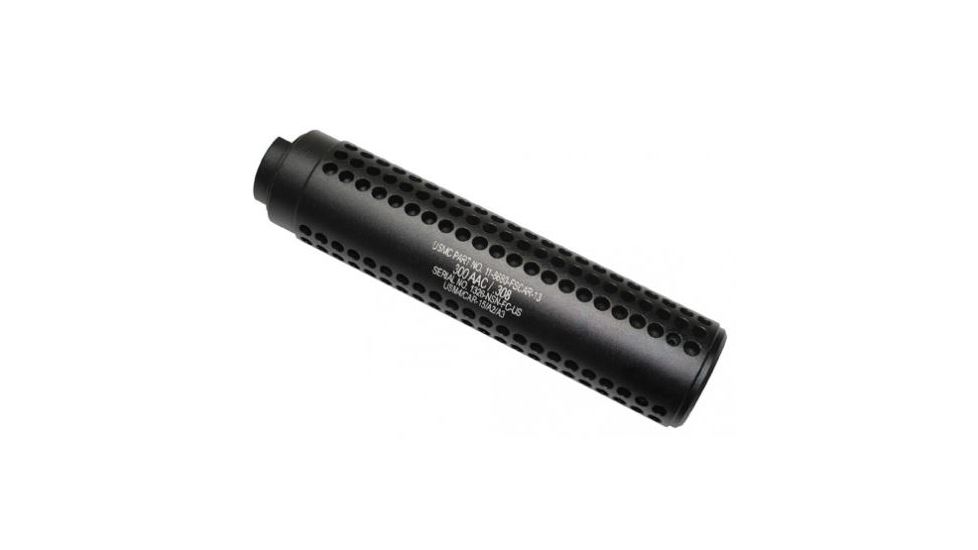 GUNTEC USA AR-15 Reverse Thread Slip Over Socom Style Fake Suppressor,300 AAC Blackout/.308cal,Black SOCOM-308