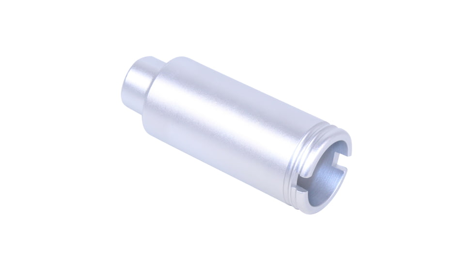 Guntec USA AR-15 Slim Line Cone Flash Can, Anodized Clear, CONE-FH-S-CLEAR