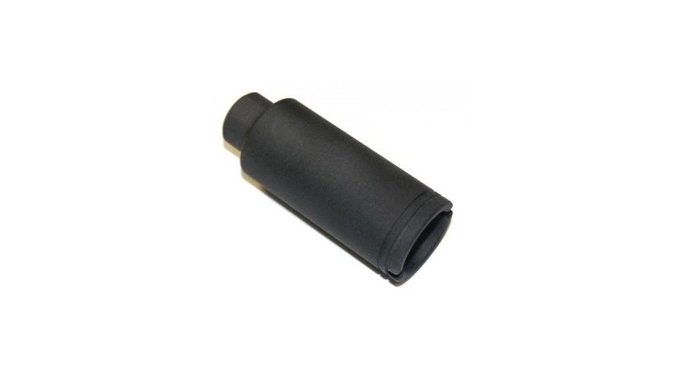 GUNTEC USA AR-15 Slim Line/Micro Cone Flash Can,9mm,Black CONE-FH-S-9