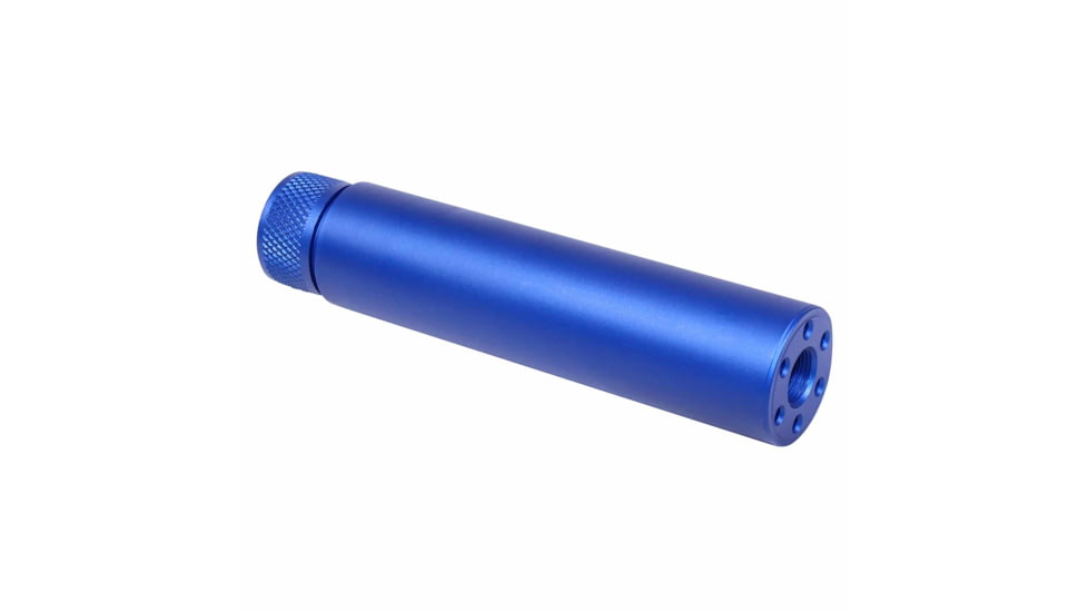 Guntec USA AR-15 Slip Over Fake Suppressor, .223 Cal, 1/2 X 28 Thread, Anodized Blue, 1326-BLUE
