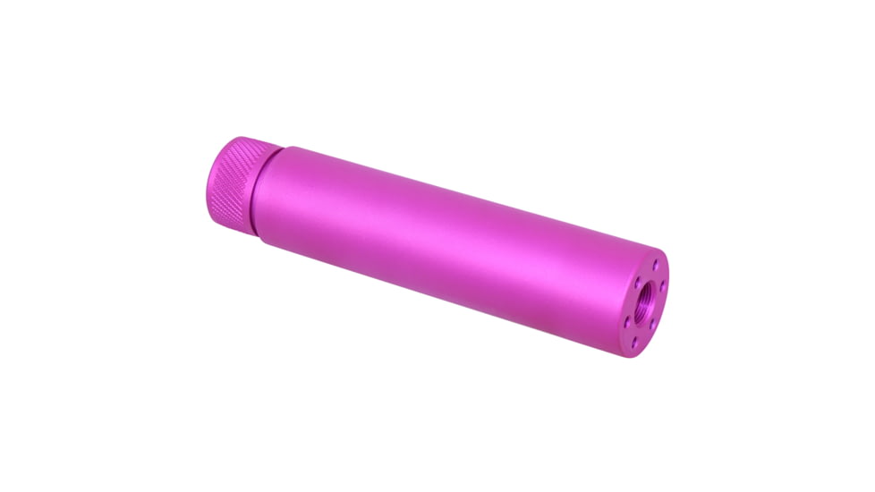 Guntec USA AR-15 Slip Over Fake Suppressor, Anodized Pink, 1326-PINK