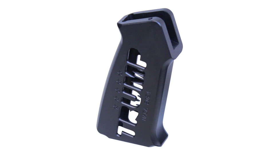 Guntec USA AR-15 Trump Series Limited Edition Pistol Grip, Anodized Black, TRUMP-PG-G2-BLACK