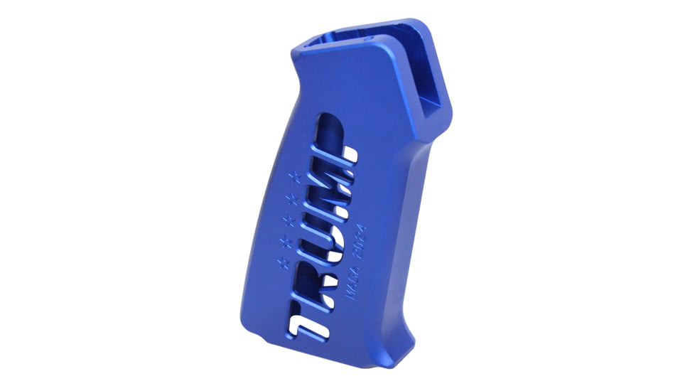 Guntec USA AR-15 Trump Series Limited Edition Pistol Grip, Anodized Blue, TRUMP-PG-G2-BLUE