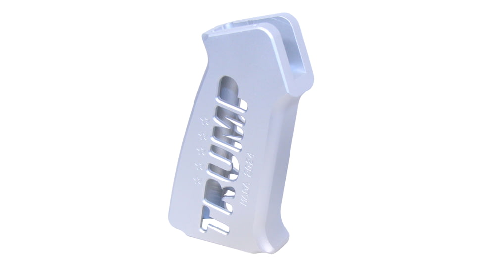 Guntec USA AR-15 Trump Series Limited Edition Pistol Grip, Anodized Clear, TRUMP-PG-G2-CLEAR