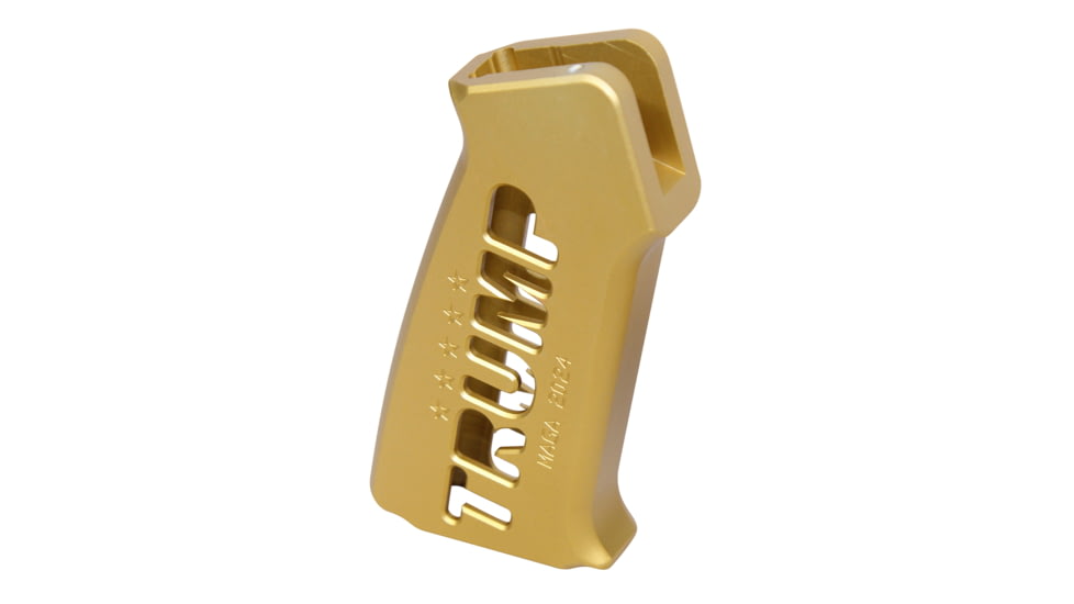Guntec USA AR-15 Trump Series Limited Edition Pistol Grip, Anodized Gold, TRUMP-PG-G2-GOLD
