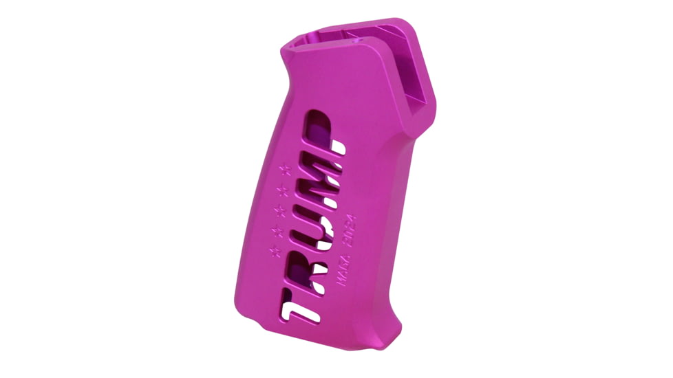 Guntec USA AR-15 Trump Series Limited Edition Pistol Grip, Anodized Pink, TRUMP-PG-G2-PINK