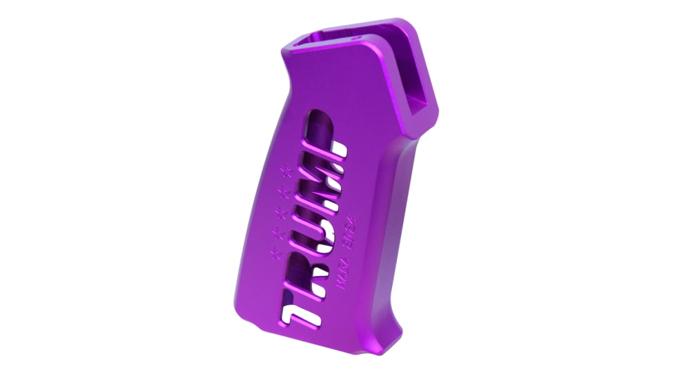 Guntec USA AR-15 Trump Series Limited Edition Pistol Grip, Anodized Purple, TRUMP-PG-G2-PURPLE