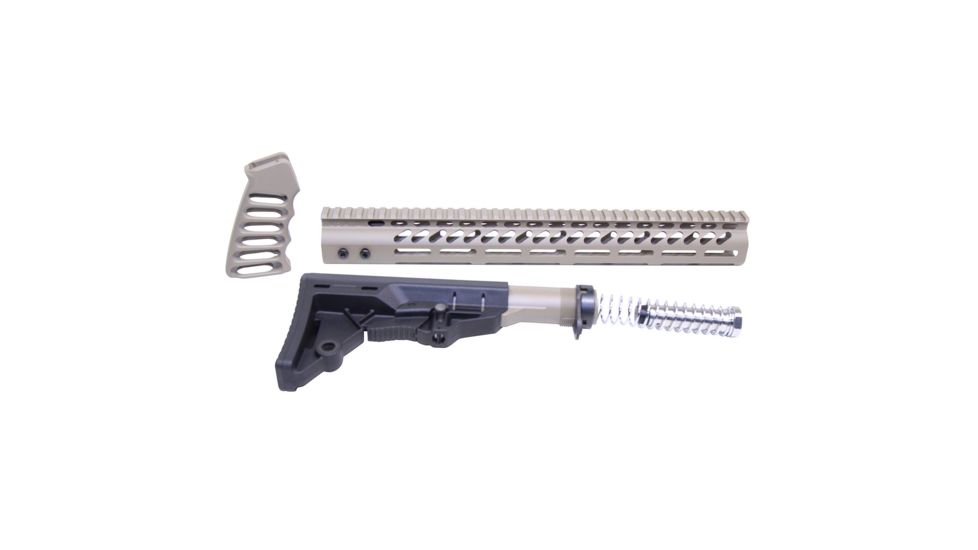 Guntec USA AR-15 Ultralight Series Complete Furniture Set, Flat Dark Earth, ULTRA-SET-FDE