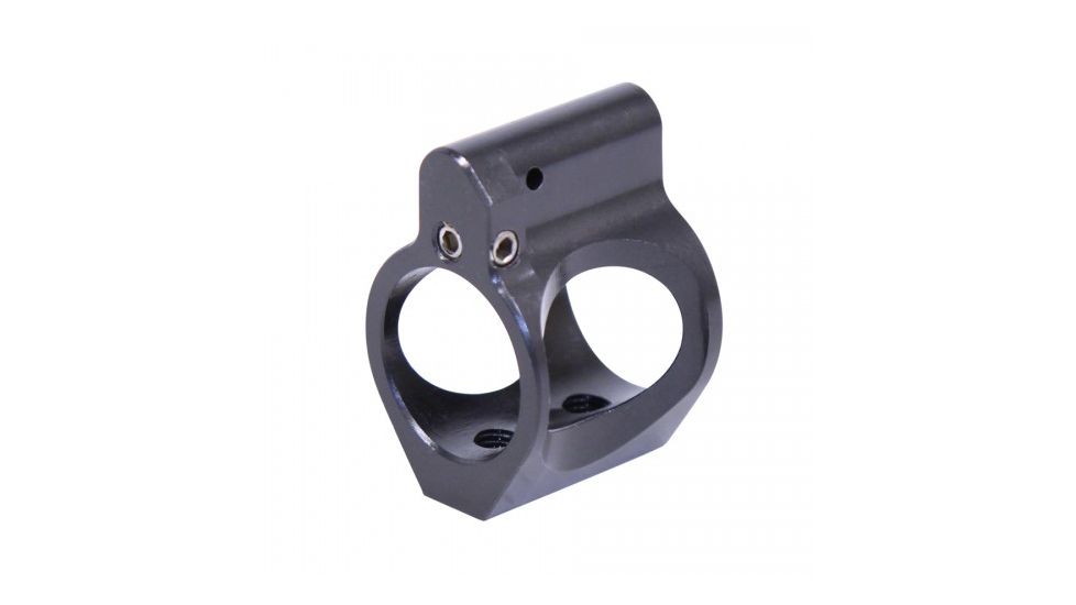 Guntec USA AR-15 Ultralight Skeletonized Adjustable Gas Block, Steel, Low Profile, .750 Diameter, Nitride, GT750SS-ULTRA-ADJ