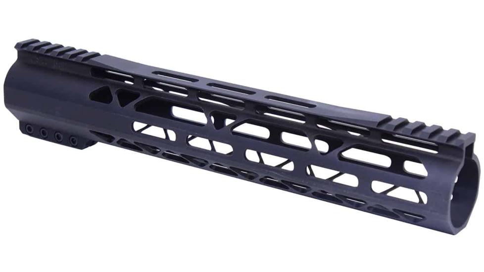 Guntec USA AR-308 12in Air-Lok Series M-LOK Compression Free Floating Handguard w/ Monolithic Top Rail, Gen 2, Anodized Black, GT-12ALC-G2-308