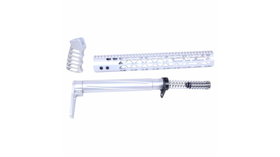 Guntec USA AR .308 AIR Lite Series Complete Furniture Set, Clear, AIRLITE-SET-308-CLEAR