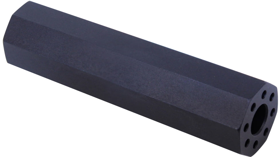 Guntec USA AR .308 Cal 4.5in Octagonal Fake Suppressor, Anodized Black, 4.5FAKE-AR-OCTO-308