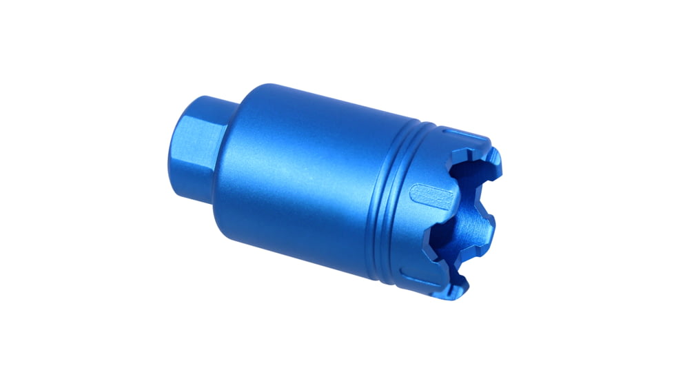 Guntec USA AR .308 Cal Micro Trident Flash Can With Glass Breaker, Anodized Blue, MCONE-FH-S-C-308-BLUE