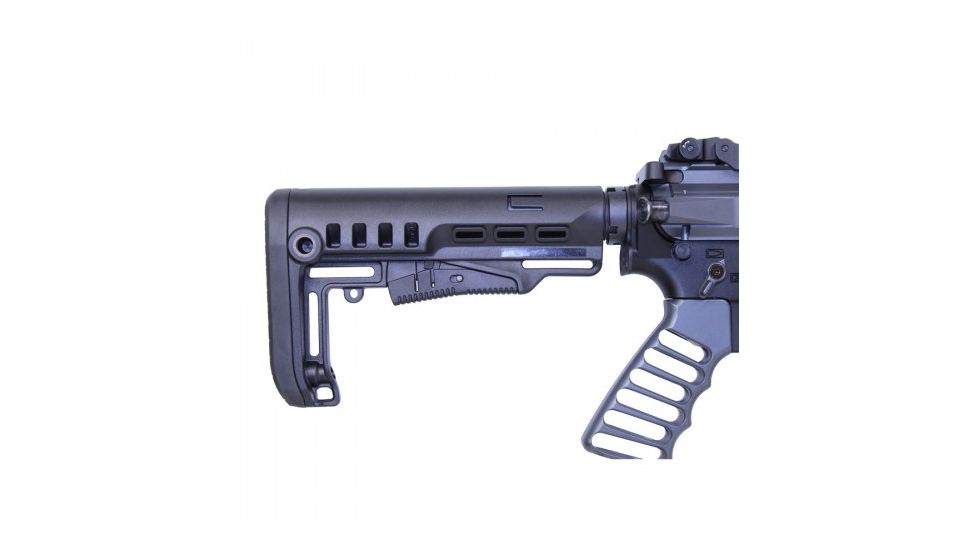 Guntec USA AR 9mm Cal. Multi Caliber Collapsible Stock, Black, MCS-9