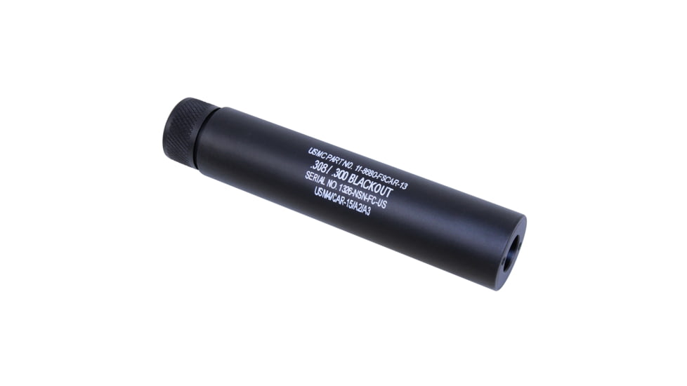 Guntec USA AR .308 Caliber 6.0in Fake Suppressor, Anodized Black, 6.0FAKE-AR-308