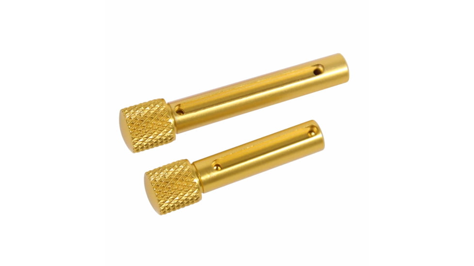 Guntec USA AR .308 Gen 2 Extended Takedown Pin Set, Gold, GT-TDP-SET-308-G2-GOLD