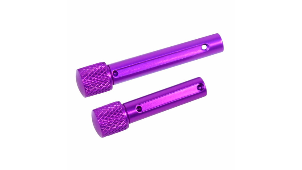 Guntec USA AR .308 Gen 2 Extended Takedown Pin Set, Purple, GT-TDP-SET-308-G2-PURPLE