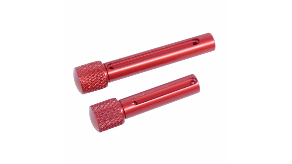Guntec USA AR .308 Gen 2 Extended Takedown Pin Set, Red, GT-TDP-SET-308-G2-RED