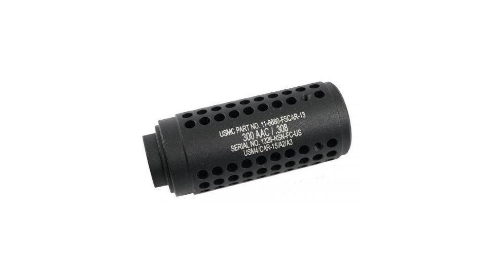 GUNTEC USA AR .308 Gen 2 Micro Reverse Thread Slip Over Socom Style Fake Suppressor,.308cal,Black SOCOM-MINI-308