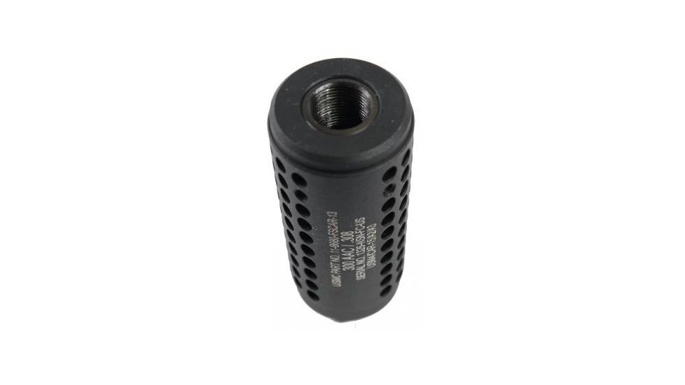 GUNTEC USA AR .308 Gen 2 Micro Reverse Thread Slip Over Socom Style Fake Suppressor,.308cal,Black SOCOM-MINI-308