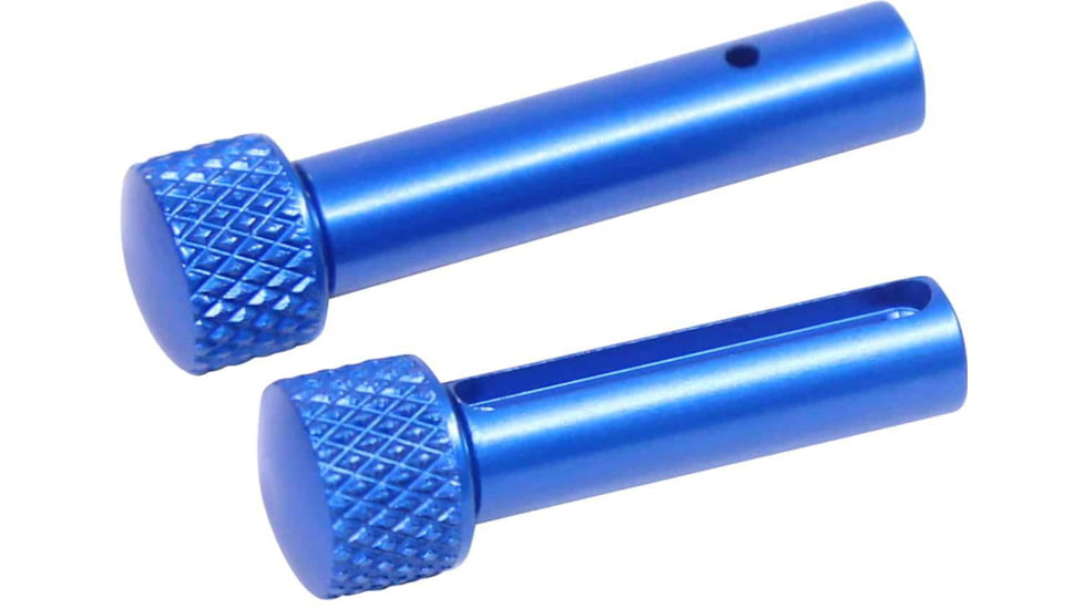 Guntec USA AR 5.56 Cal Extended Takedown Pin Set, Gen 2, Anodized Blue, TDP-SET-G2-BLUE