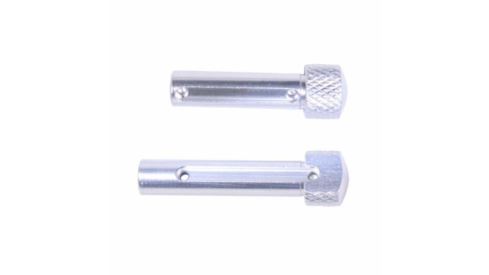 Guntec USA AR 5.56 Cal Extended Takedown Pin Set, Gen 2, Anodized Clear, TDP-SET-G2-CLEAR