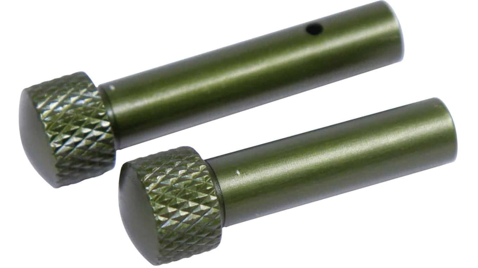 Guntec USA AR 5.56 Cal Extended Takedown Pin Set, Gen 2, Anodized Green, TDP-SET-G2-GREEN