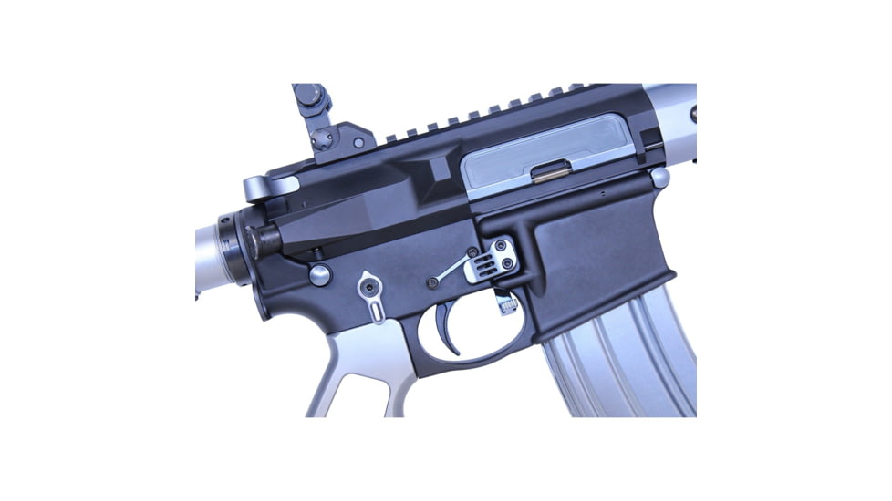 Guntec USA AR 5.56 Cal Extended Takedown Pin Set, Gen 2, Anodized Grey, TDP-SET-G2-GREY