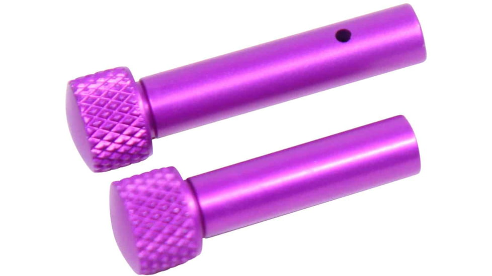 Guntec USA AR 5.56 Cal Extended Takedown Pin Set, Gen 2, Anodized Purple, TDP-SET-G2-PURPLE