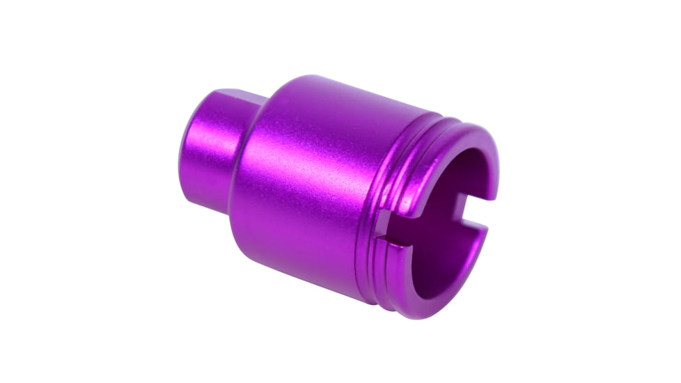 Guntec USA AR 9mm Stubby Slim Compact Flash Can, Anodized Purple, SCONE-FH-9-PURPLE