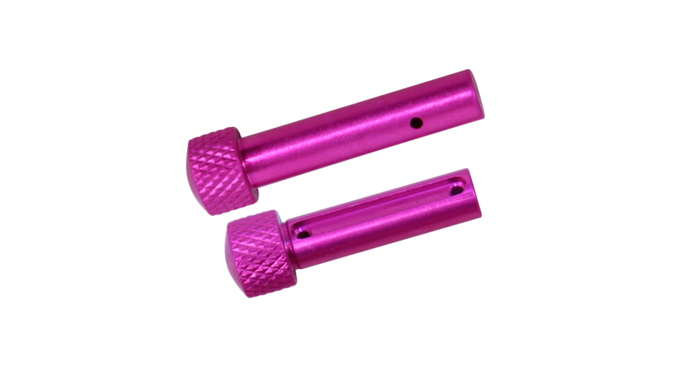 Guntec USA AR Gen 2 5.56 Caliber Extended Takedown Pin Set, Anodized Pink, TDP-SET-G2-PINK