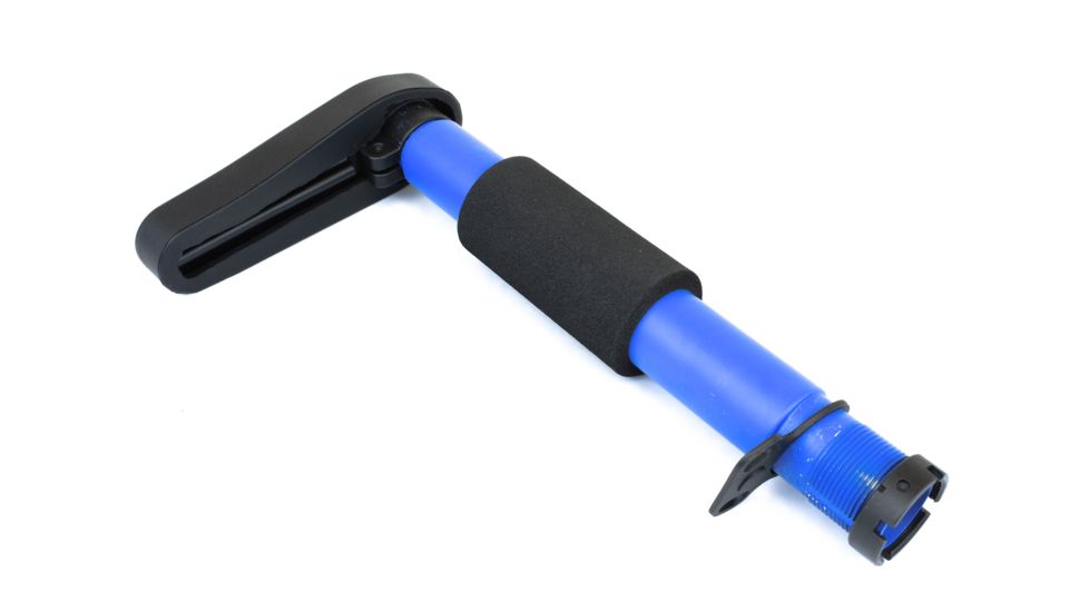 GUNTEC USA Ar1 5 Skeleton Style Stock W/ Recoil Pad, Blue, ARSTK-JL-US-CBLUE