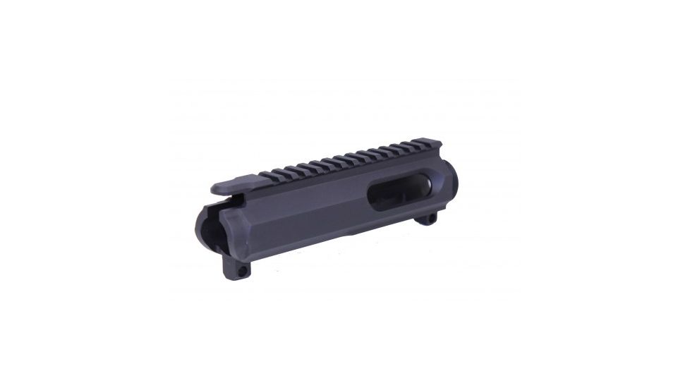 GUNTEC USA Ar15 9mm Dedicated Stripped Billet Upper Receiver, Black GT-UPPER-9